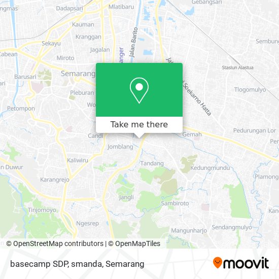 basecamp SDP, smanda map