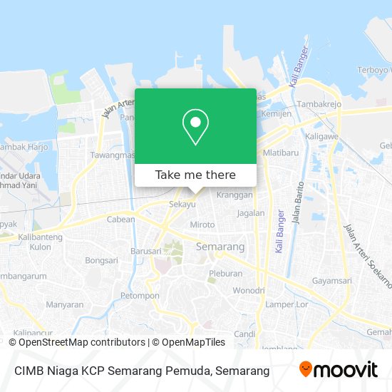 CIMB Niaga KCP Semarang Pemuda map
