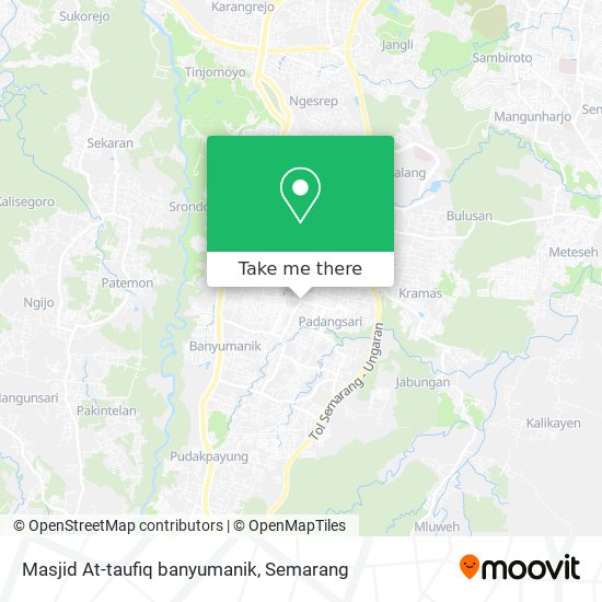 Masjid At-taufiq banyumanik map