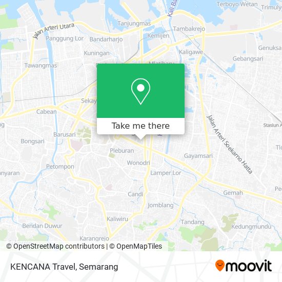 KENCANA Travel map