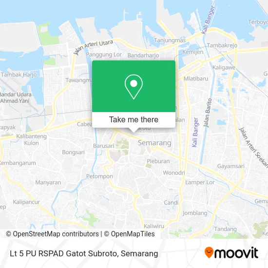 Lt 5 PU RSPAD Gatot Subroto map
