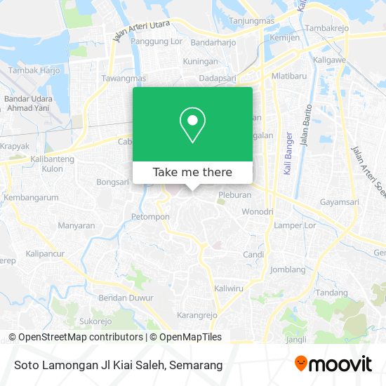 Soto Lamongan Jl Kiai Saleh map