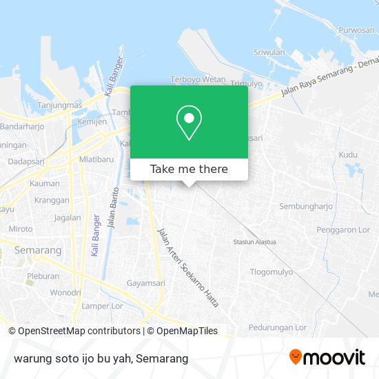 warung soto ijo bu yah map