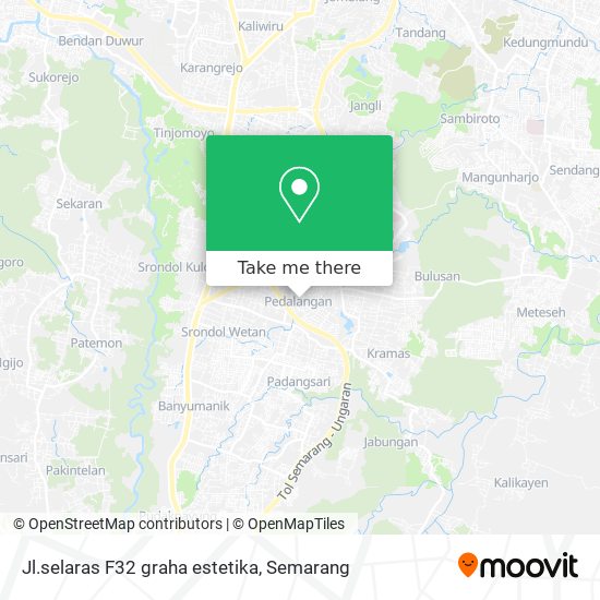 Jl.selaras F32 graha estetika map
