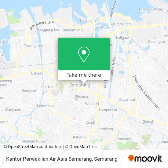 Kantor Perwakilan Air Asia Semarang map