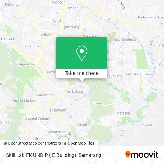 Skill Lab FK UNDIP ( E Building) map