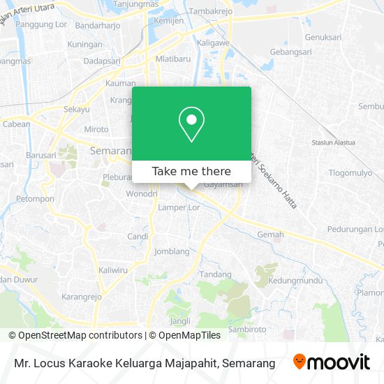 Mr. Locus Karaoke Keluarga Majapahit map