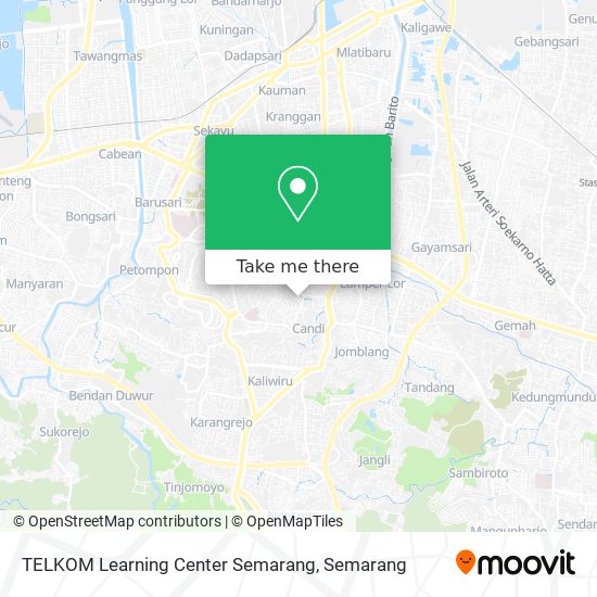 TELKOM Learning Center Semarang map