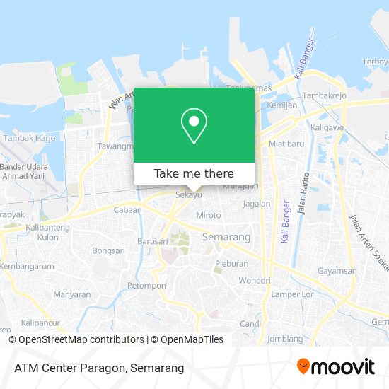 ATM Center Paragon map