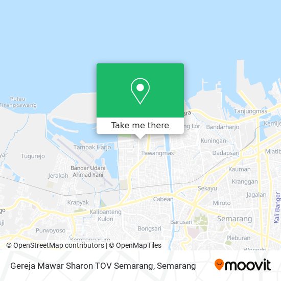 Gereja Mawar Sharon TOV Semarang map