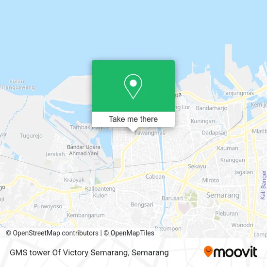 GMS tower Of Victory Semarang map