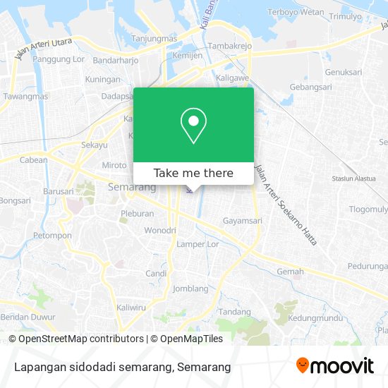 Lapangan sidodadi semarang map