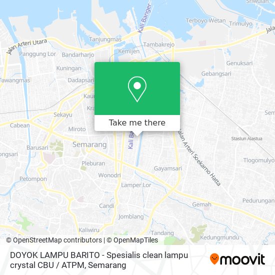 DOYOK LAMPU BARITO - Spesialis clean lampu crystal CBU / ATPM map