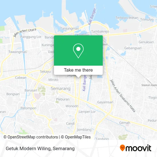 Getuk Modern Wiling map