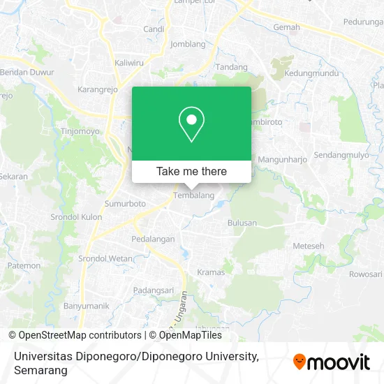 Universitas Diponegoro / Diponegoro University map