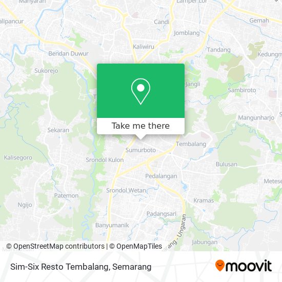 Sim-Six Resto Tembalang map