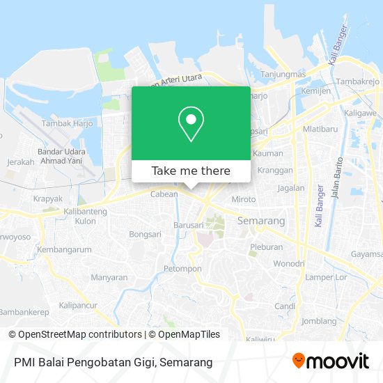 PMI Balai Pengobatan Gigi map