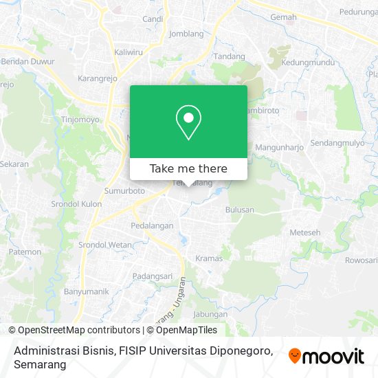 Administrasi Bisnis, FISIP Universitas Diponegoro map