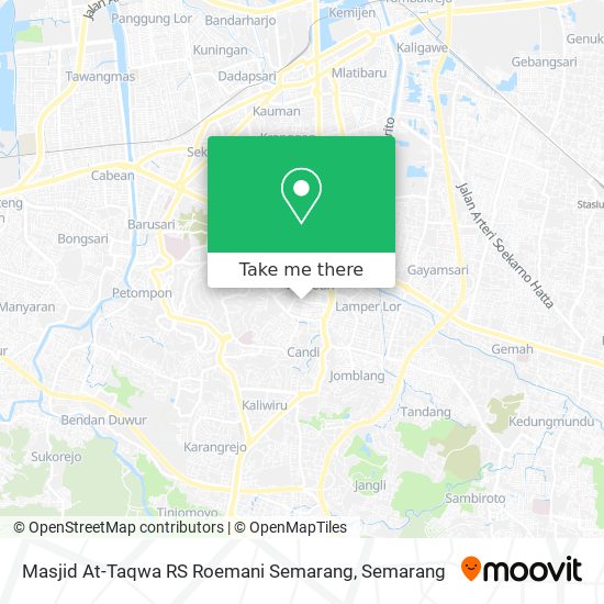 Masjid At-Taqwa RS Roemani Semarang map