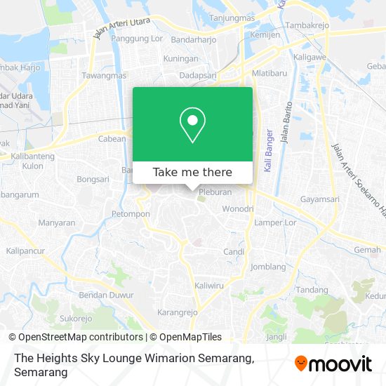 The Heights Sky Lounge Wimarion Semarang map