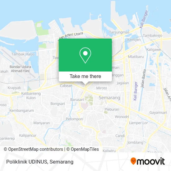 Poliklinik UDINUS map