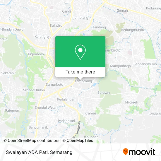 Swalayan ADA Pati map