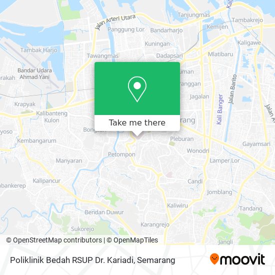 Poliklinik Bedah RSUP Dr. Kariadi map