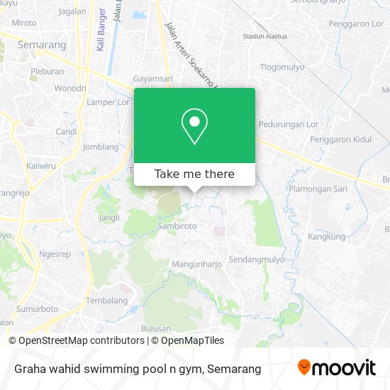 Graha wahid swimming pool n gym map