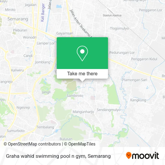 Graha wahid swimming pool n gym map