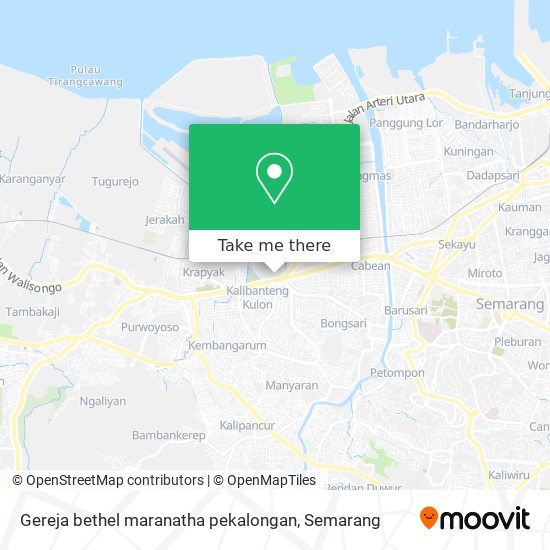Gereja bethel maranatha pekalongan map