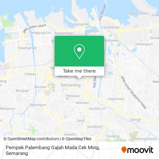 Pempek Palembang Gajah Mada Cek Ming map