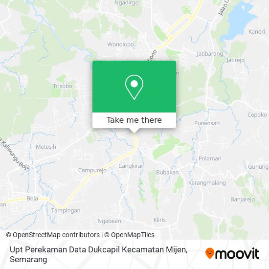 Upt Perekaman Data Dukcapil Kecamatan Mijen map