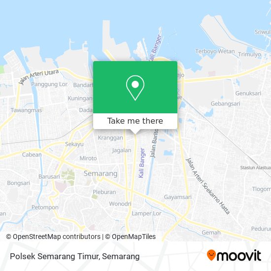 Polsek Semarang Timur map