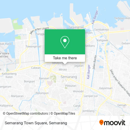 Semarang Town Square map