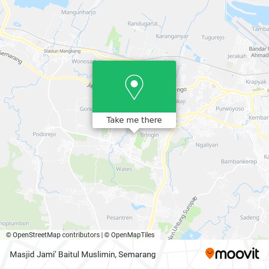 Masjid Jami' Baitul Muslimin map