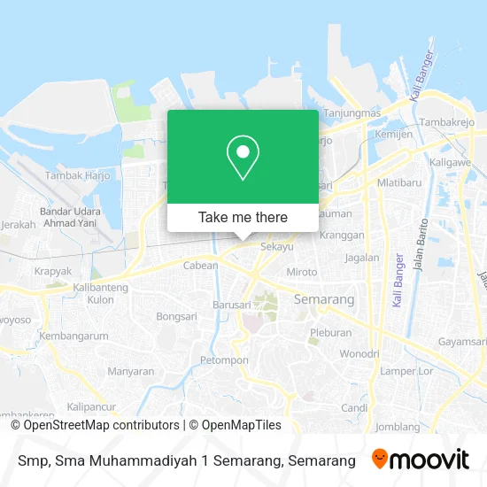 Smp, Sma Muhammadiyah 1 Semarang map