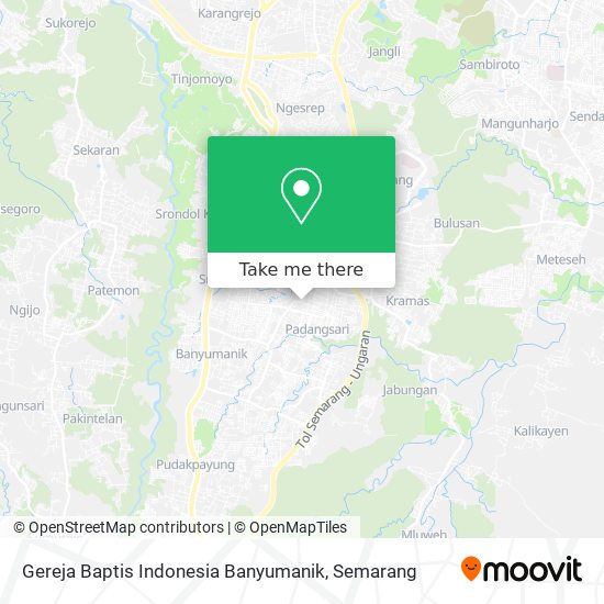 Gereja Baptis Indonesia Banyumanik map