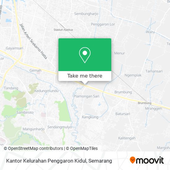 Kantor Kelurahan Penggaron Kidul map