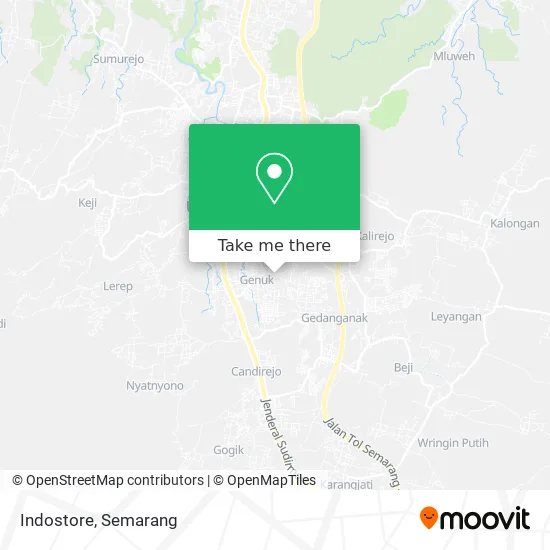 Indostore map