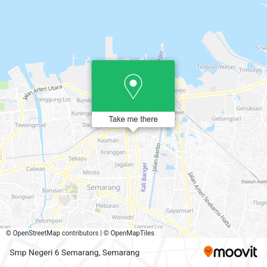 Smp Negeri 6 Semarang map