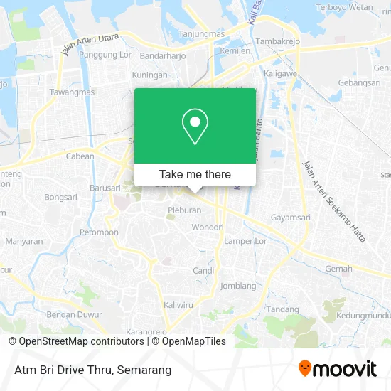 Atm Bri Drive Thru map