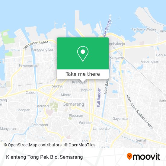 Klenteng Tong Pek Bio map