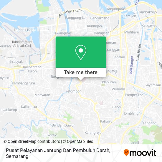 Pusat Pelayanan Jantung Dan Pembuluh Darah map