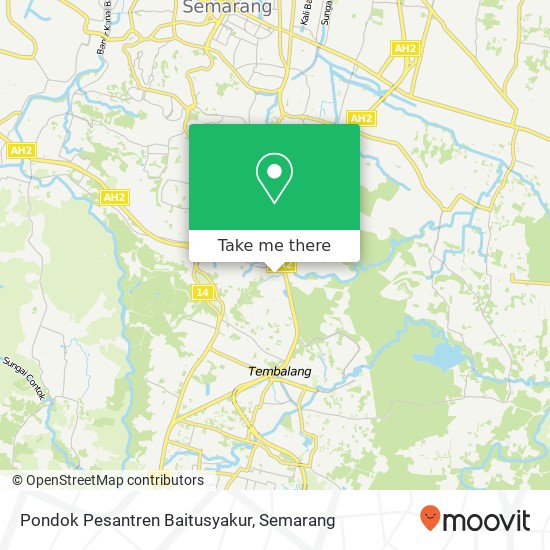 Pondok Pesantren Baitusyakur map