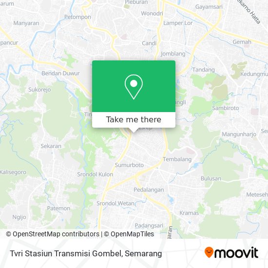 Tvri Stasiun Transmisi Gombel map