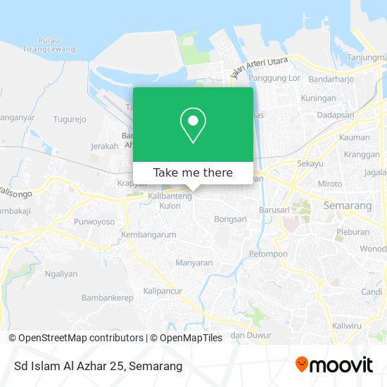 Sd Islam Al Azhar 25 map