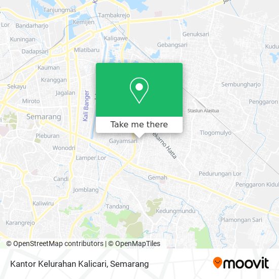 Kantor Kelurahan Kalicari map