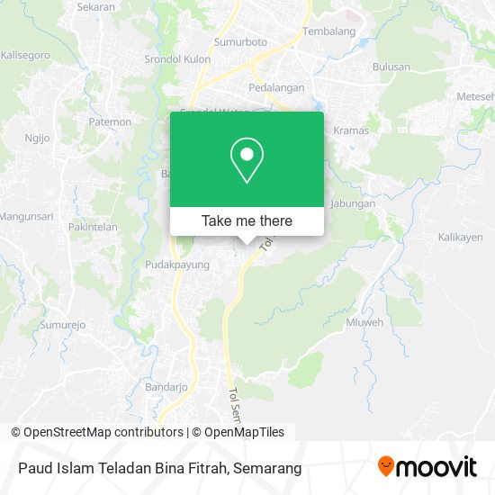 Paud Islam Teladan Bina Fitrah map