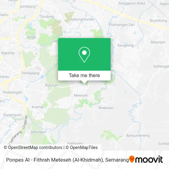 Ponpes Al - Fithrah Meteseh (Al-Khidmah) map