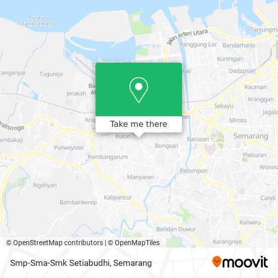 Smp-Sma-Smk Setiabudhi map
